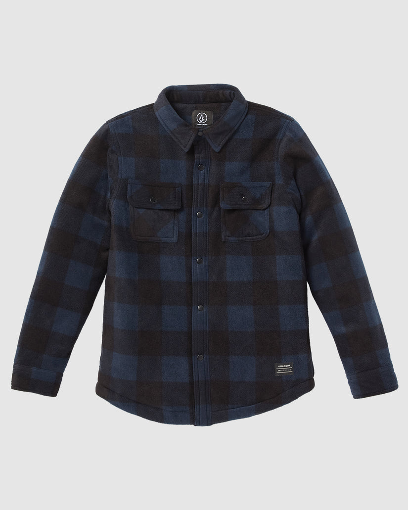 Boys 8-16 Bowered Fleece Jacket