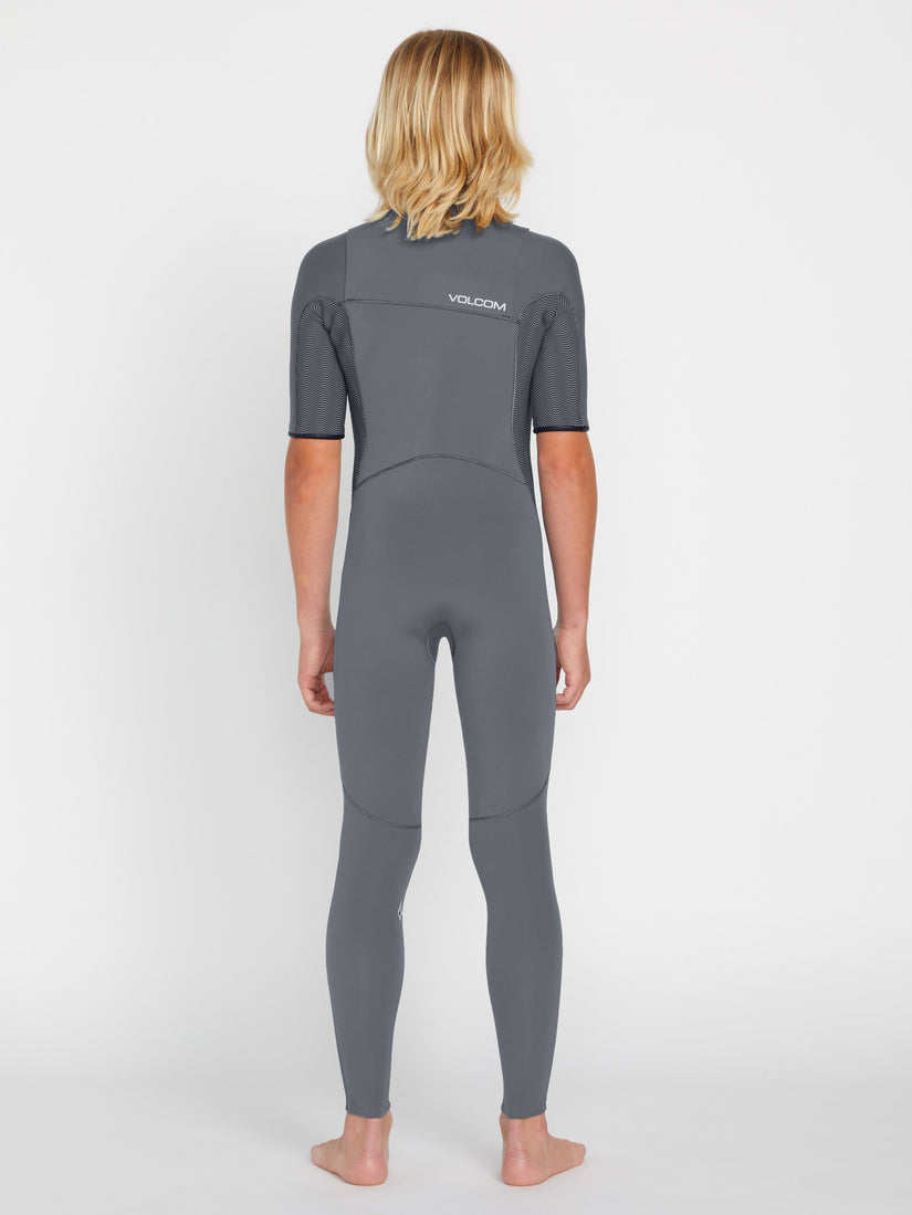 Boys 8-16 Modulator 2mm Short Sleeve Chest Zip Wetsuit