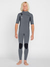 Boys 8-16 Modulator 2mm Short Sleeve Chest Zip Wetsuit