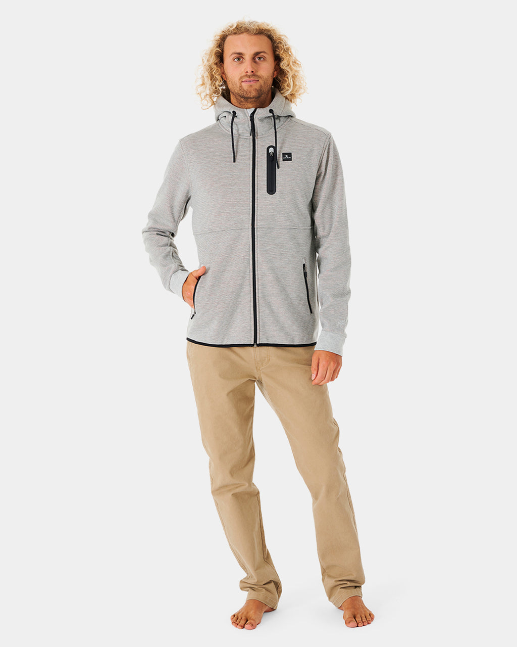 Mens Anti Series Departed Zip Up Hoodie