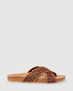WOMENS CUSHION WOVEN BLOOM SANDALS