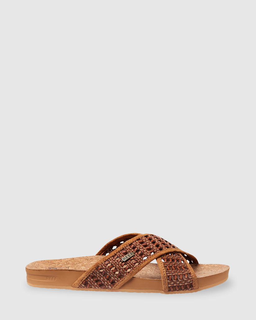 WOMENS CUSHION WOVEN BLOOM SANDALS