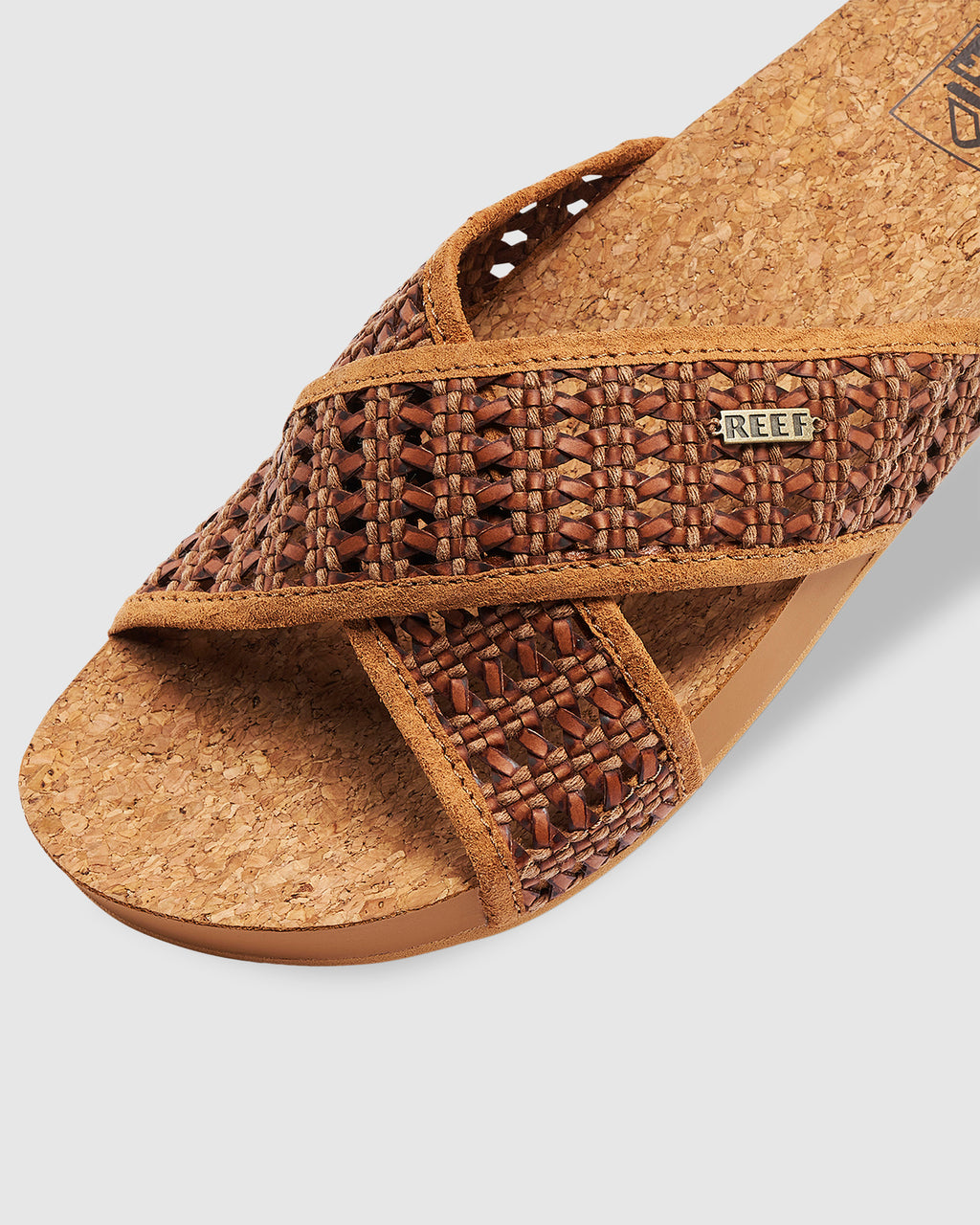 WOMENS CUSHION WOVEN BLOOM SANDALS