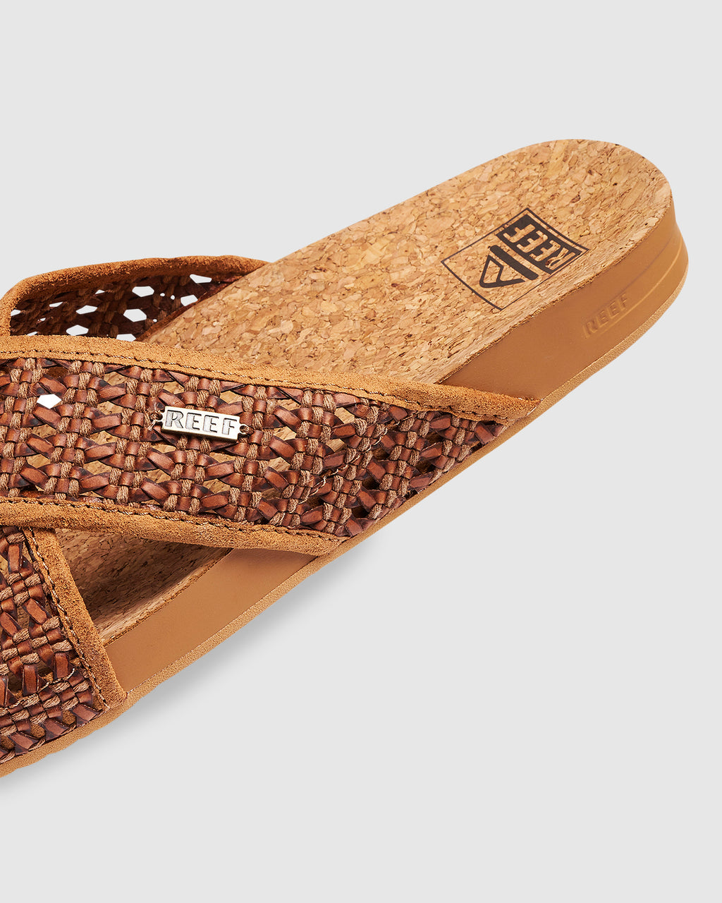 WOMENS CUSHION WOVEN BLOOM SANDALS