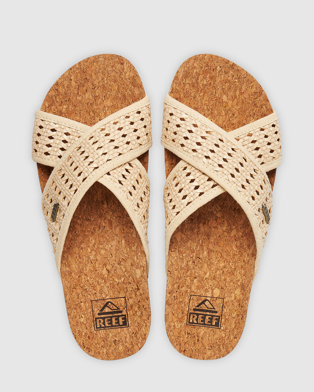 WOMENS CUSHION WOVEN BLOOM SANDALS
