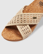 WOMENS CUSHION WOVEN BLOOM SANDALS