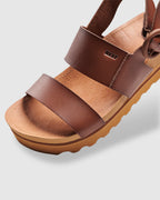 WOMENS CUSHION VISTA HI BUCKLE SANDALS