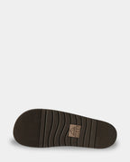 Mens Ojai Two Bar Brown Slides