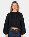 FOLKTALE CROP CHUNKY KNIT