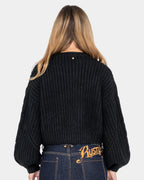 Womens Folktale Crop Chunky Knitted Sweatshirt