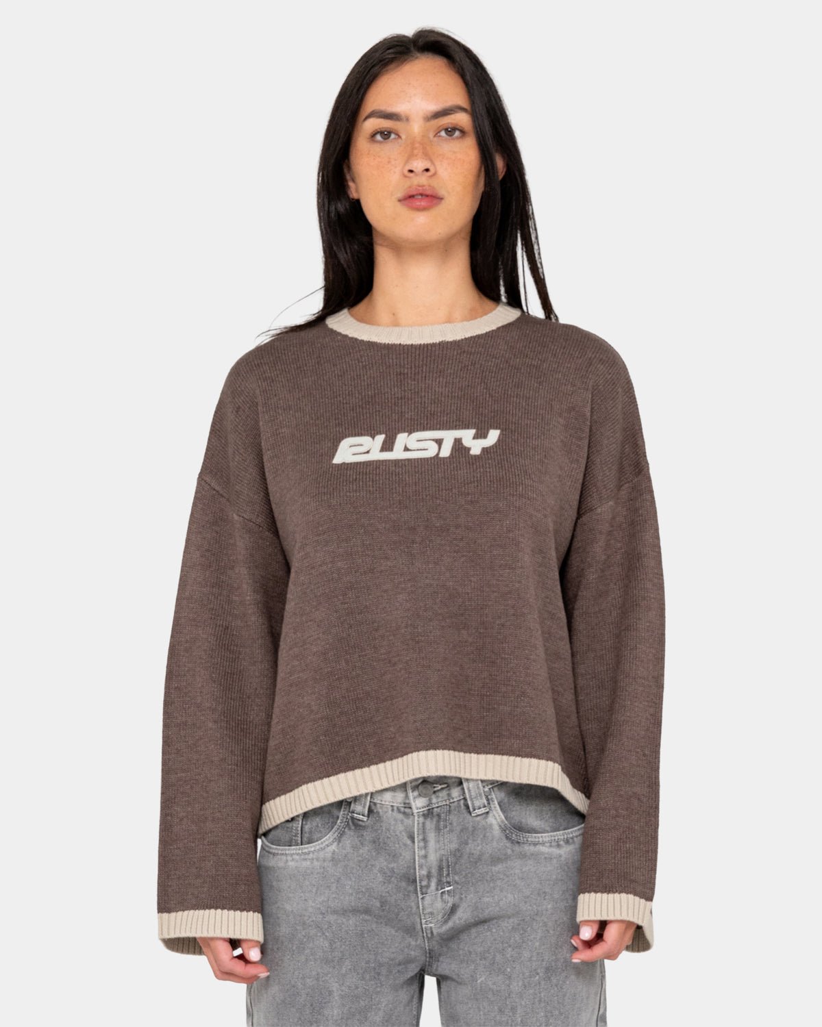 Womens Rider Relaxed Crew Neck
