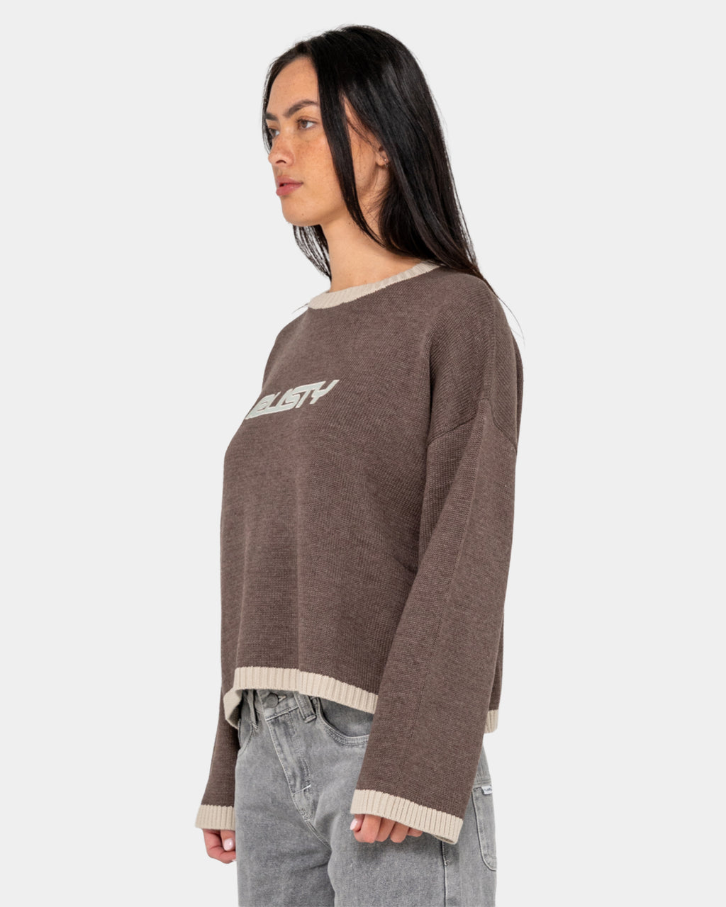 Womens Rider Relaxed Crew Neck