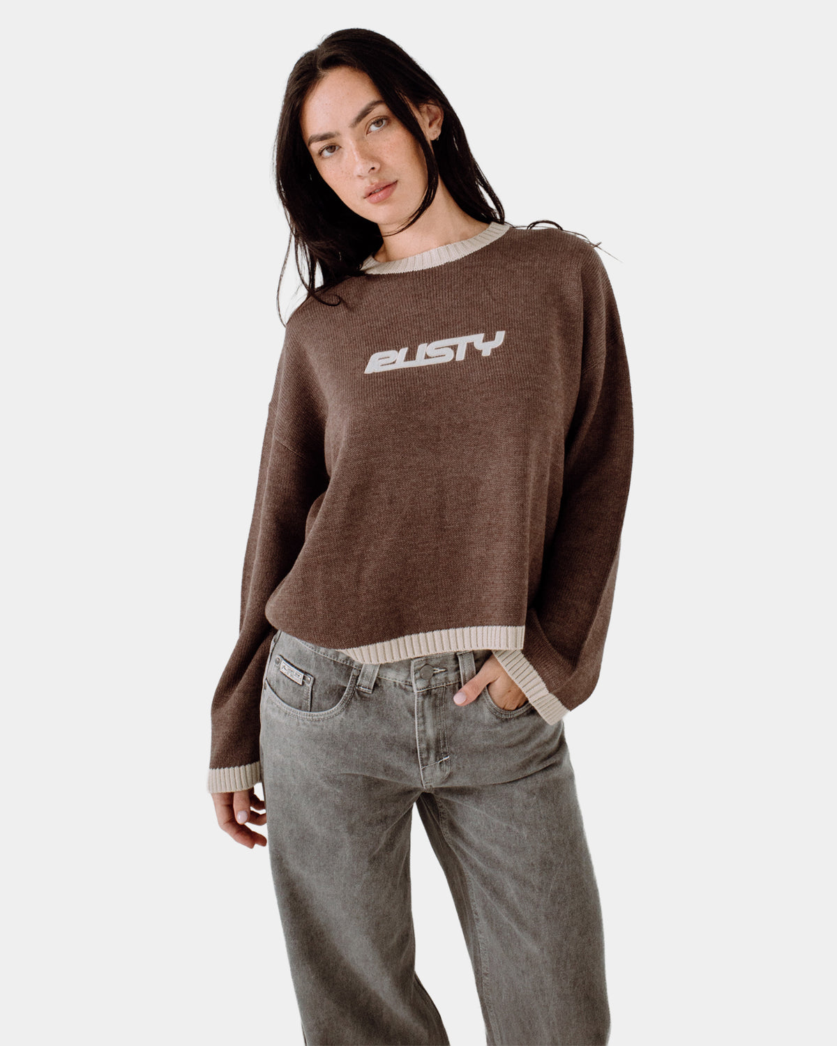 Womens Rider Relaxed Crew Neck