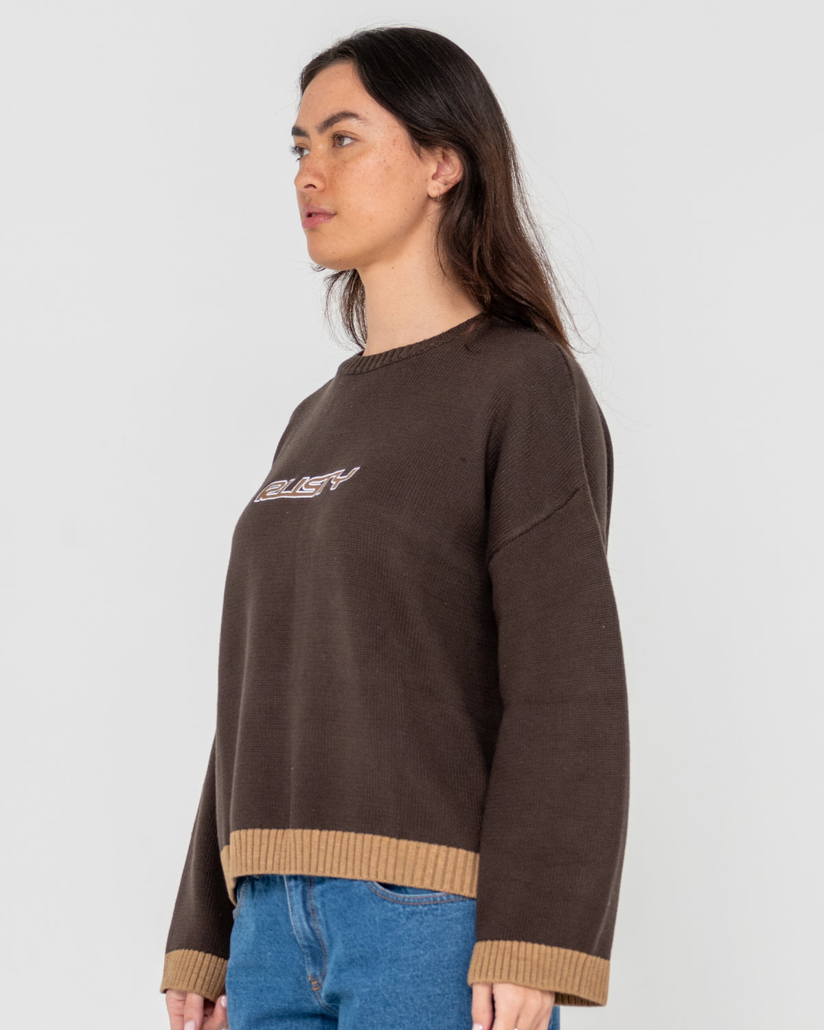 Womens Rider Relaxed Crew Neck