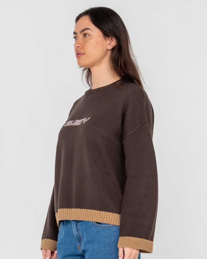 Womens Rider Relaxed Crew Neck