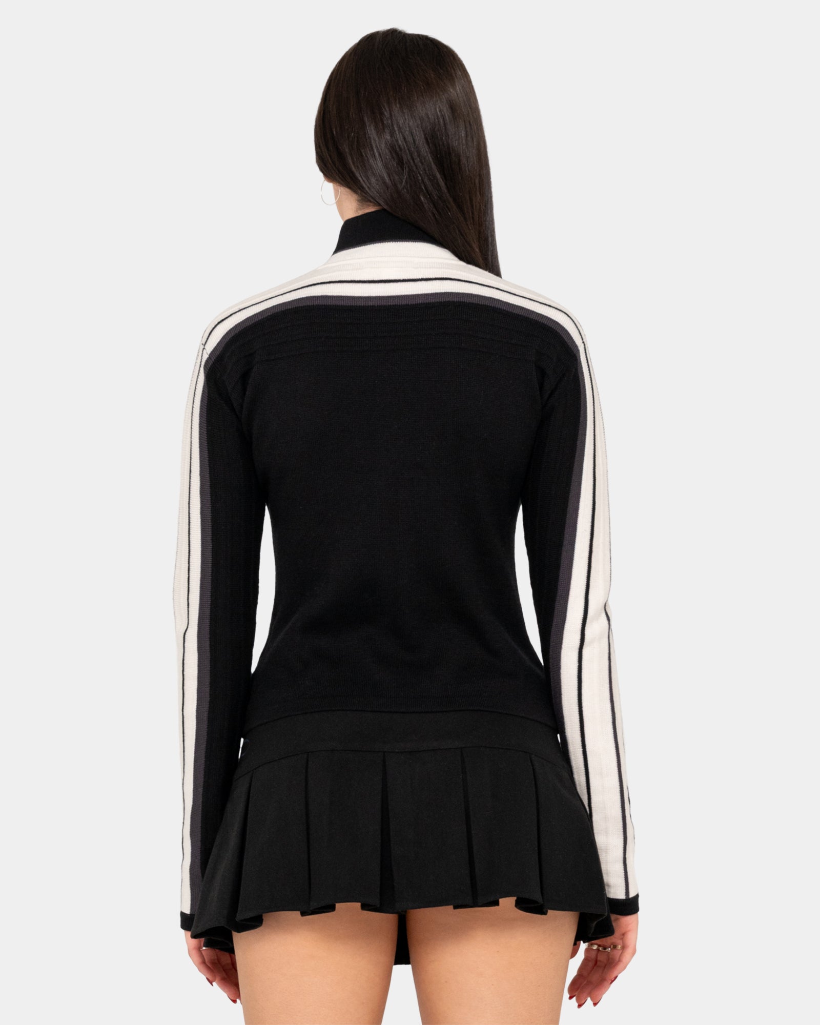 Womens Daddy GB Zip Through Skimmer Knit Jacket