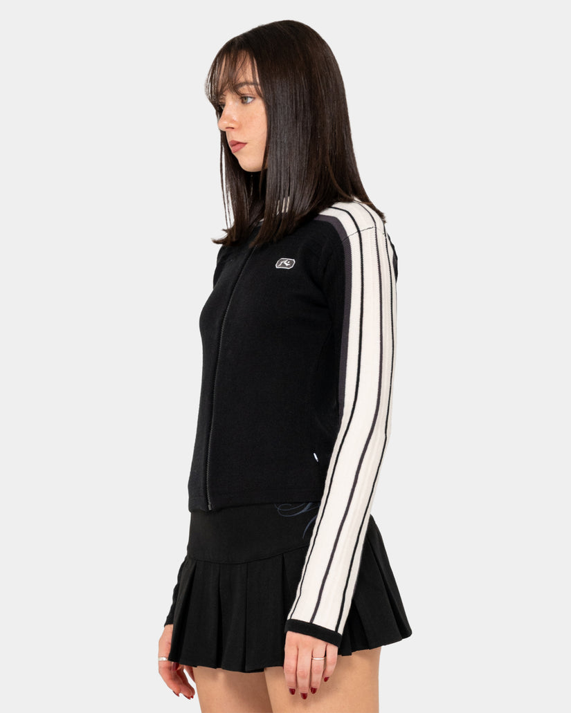 Womens Daddy GB Zip Through Skimmer Knit Jacket