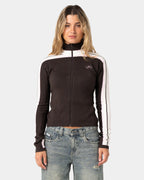 Womens Daddy Gb Zip Through Knit Jacket