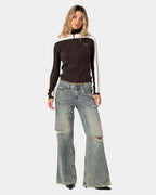 Womens Daddy Gb Zip Through Knit Jacket