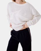Womens Miles Open Knit Crew Neck