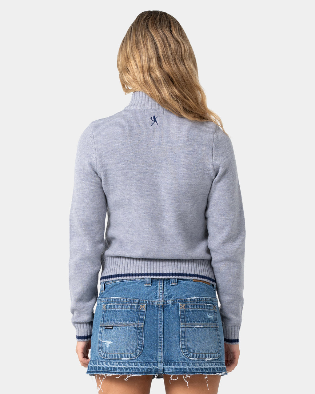 Womens Clued In Zip Through Knit Jacket