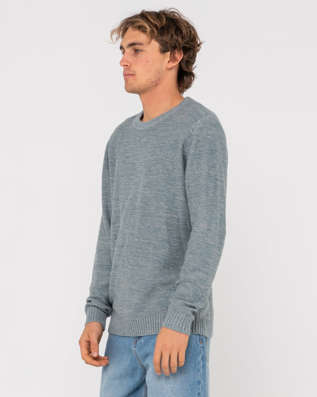 MENS SKYLINER CREW NECK KNIT TOP