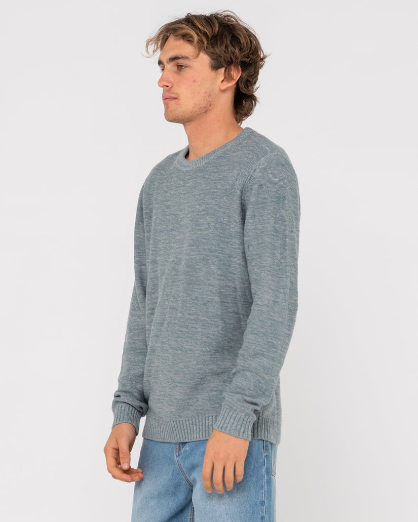 MENS SKYLINER CREW NECK KNIT TOP
