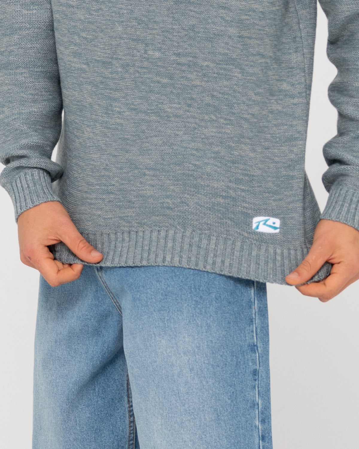 MENS SKYLINER CREW NECK KNIT TOP