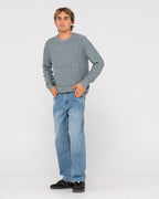 MENS SKYLINER CREW NECK KNIT TOP