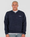 Mens Venom Vee Neck Jumper