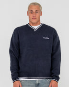 Mens Venom Vee Neck Jumper