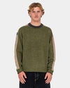 Mens Fishermans Boxy Knitted Crew Neck