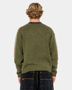 Mens Fishermans Boxy Knitted Crew Neck
