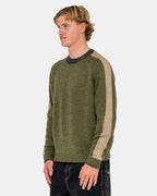 Mens Fishermans Boxy Knitted Crew Neck