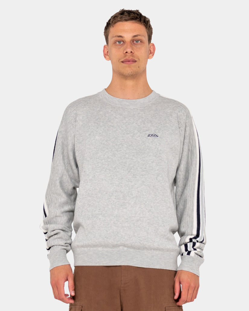 BIG RED CREW NECK SWEATER