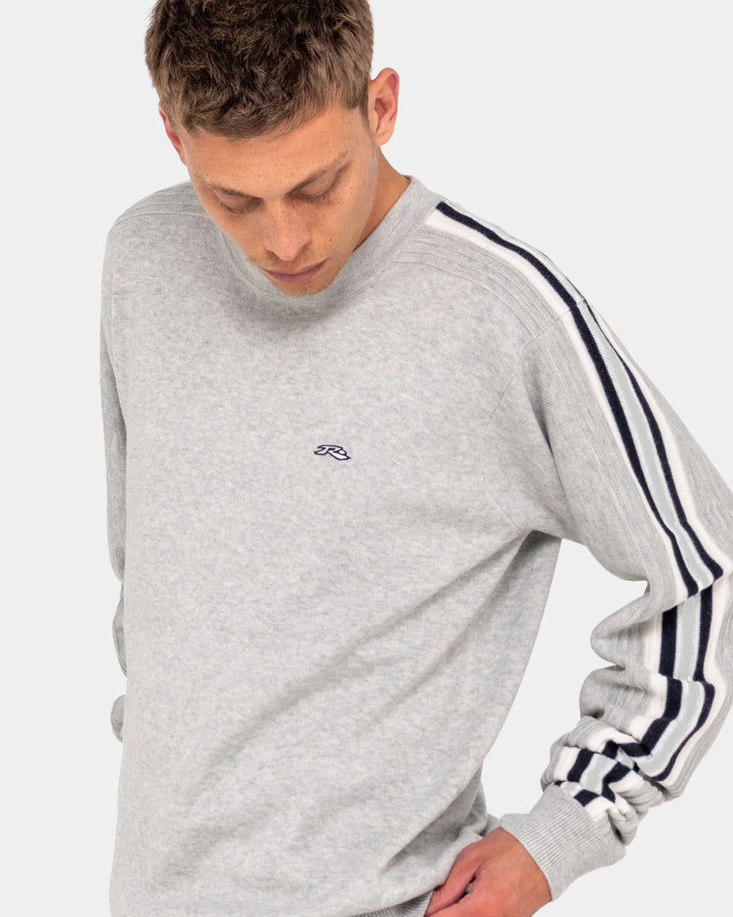 BIG RED CREW NECK SWEATER