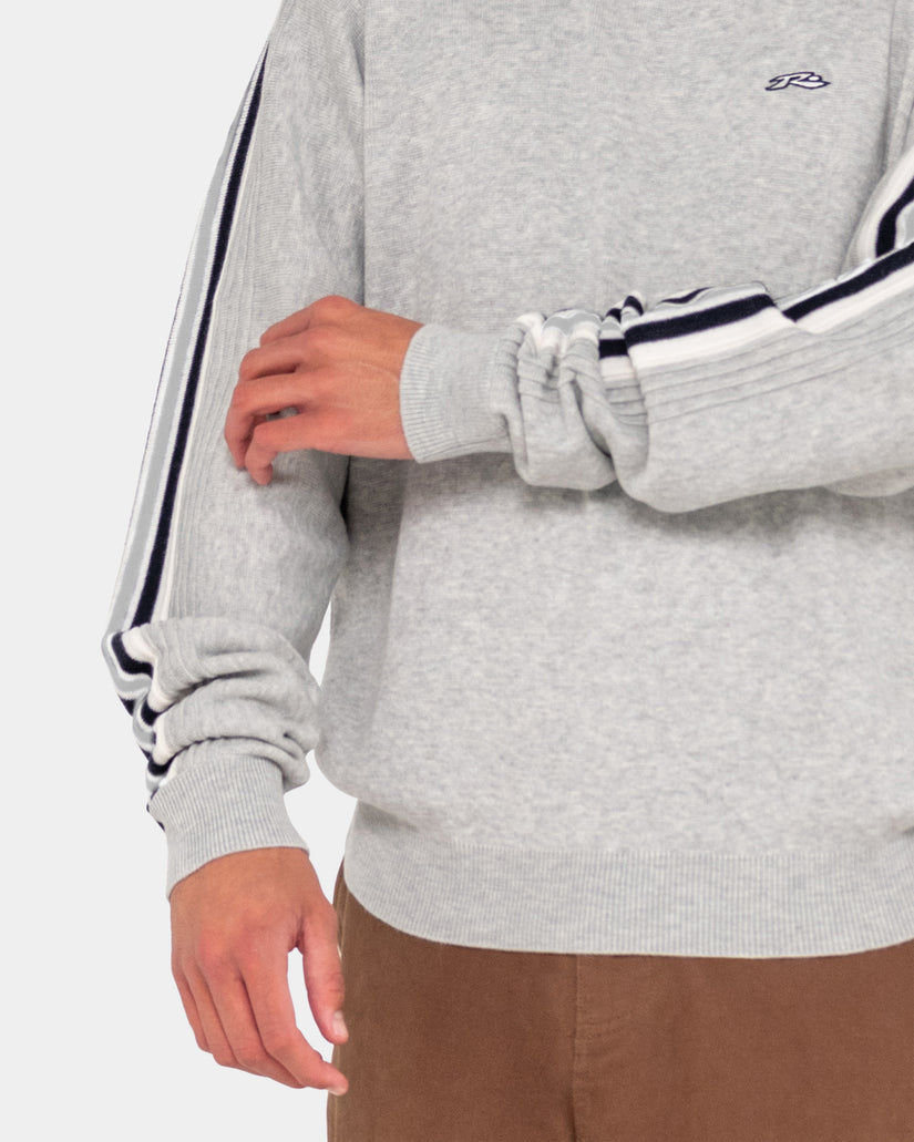 BIG RED CREW NECK SWEATER