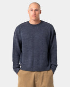 Mens Sea Captain Boxy Knitted Crew Neck