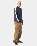 Mens Sea Captain Boxy Knitted Crew Neck