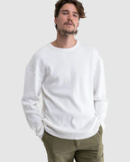 MENS CLASSIC WAFFLE KNIT SWEATER