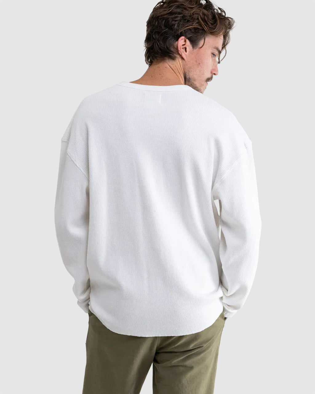 MENS CLASSIC WAFFLE KNIT SWEATER