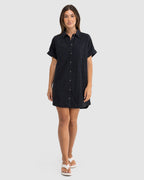WOMENS CLASSIC SHIRT DRESS