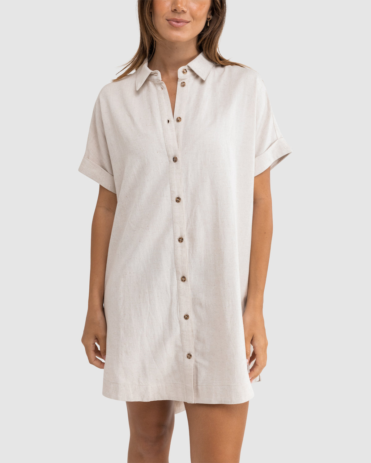 WOMENS CLASSIC SHIRT DRESS