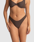 WOMENS CLASSIC HI CUT BIKINI BOTTOMS