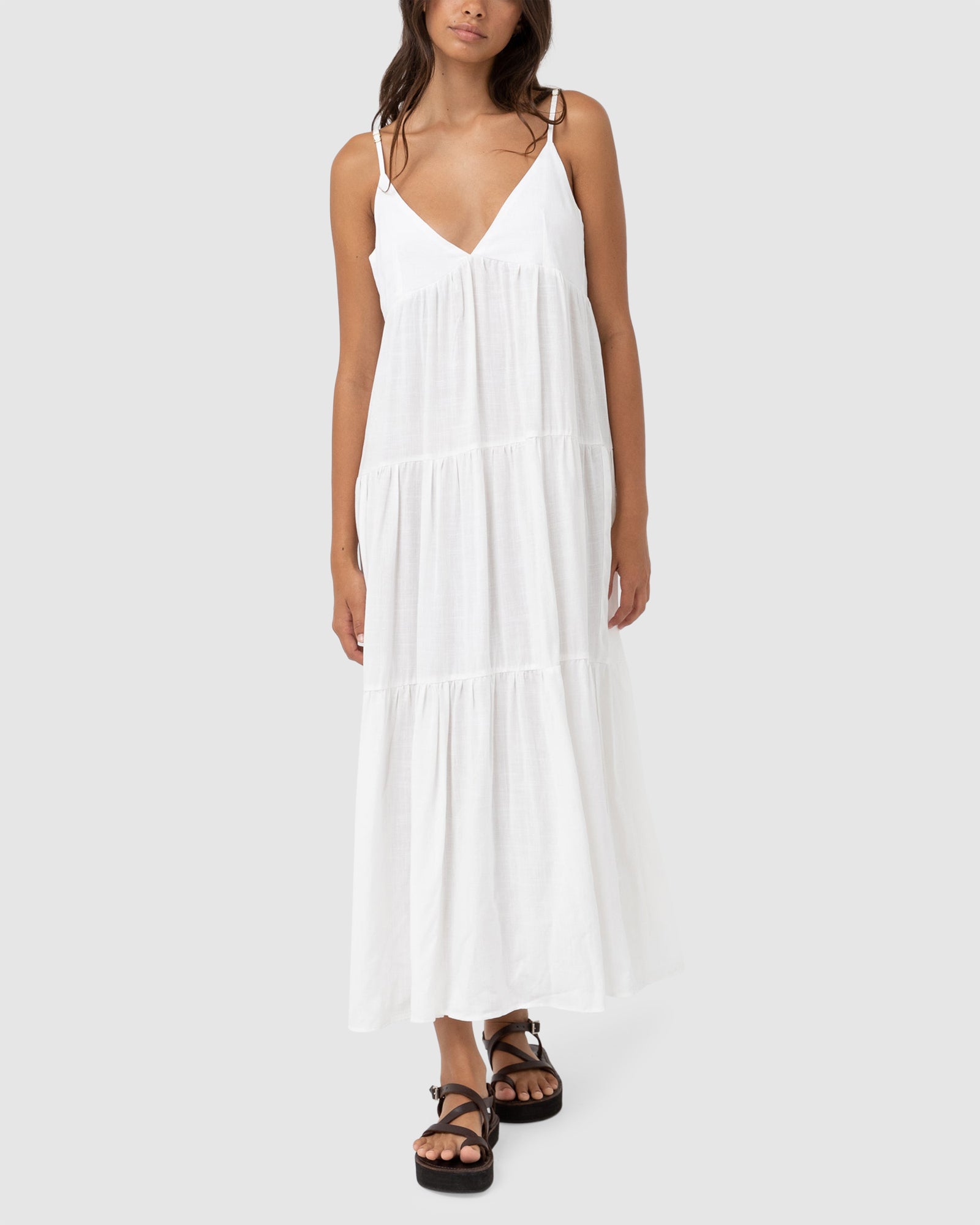 WOMENS CLASSIC TIERED MIDI DRESS Australia