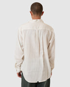 MENS HEMP MINIMAL THRILLS OVERSIZED LONG SLEEVE SHIRT