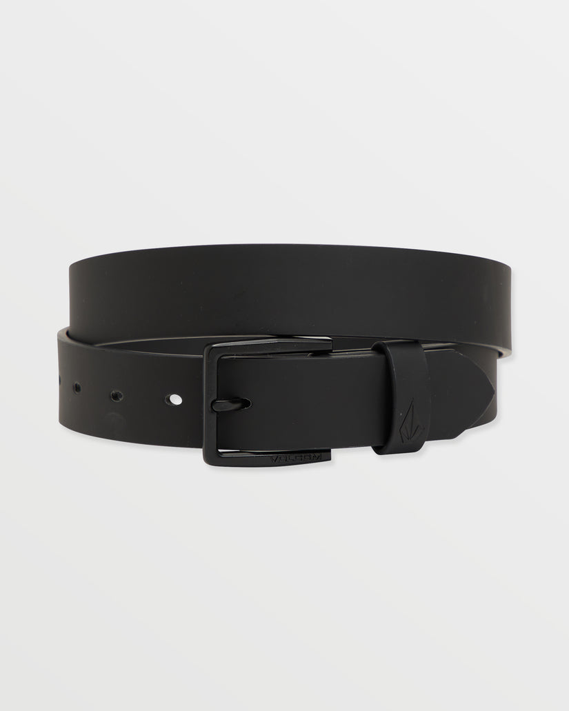Mens Flat Bar PU Leather Belt