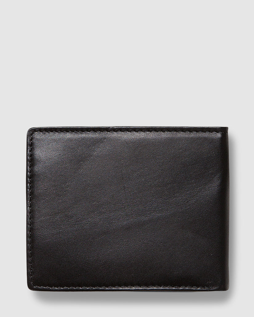 MENS SINGLE STONE LEATHER WALLET
