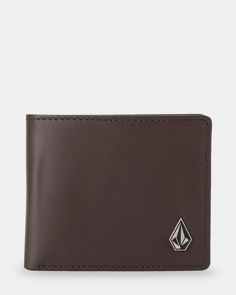 Mens Single Stone Leather Wallet