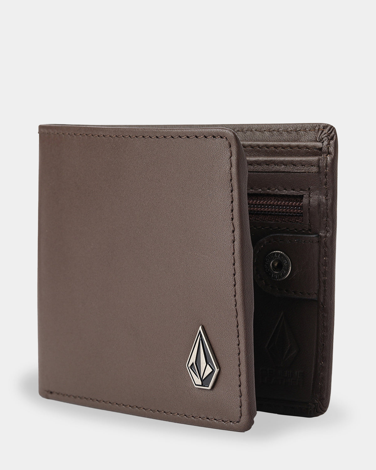 Mens Single Stone Leather Wallet